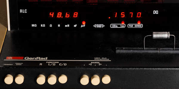 image of C & D for Sprague 50 uF capacitor